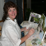 Vicky painting